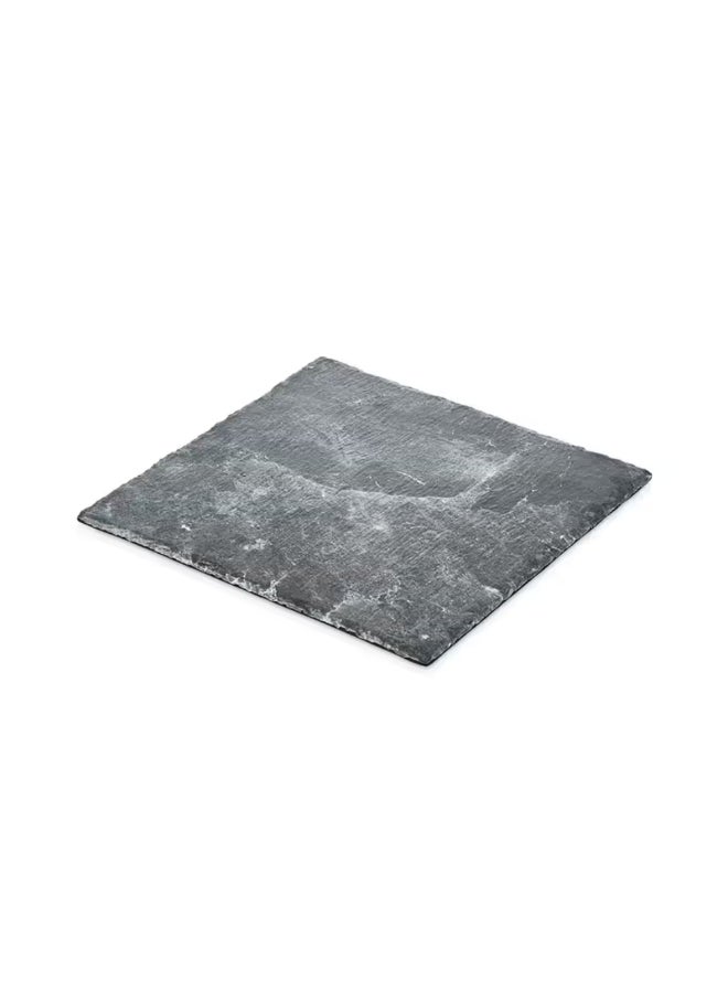 Slate Effect Square Serving Board Dark Grey 30 x 30 cm 47230.CAL